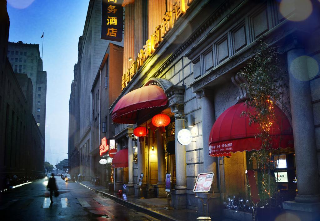 Manhattan Bund Business Hotel Shanghai Exterior foto